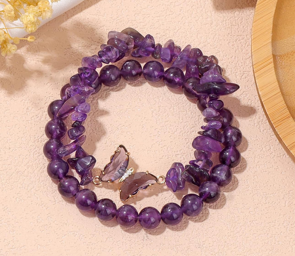 Amethyst Crystal bracelet