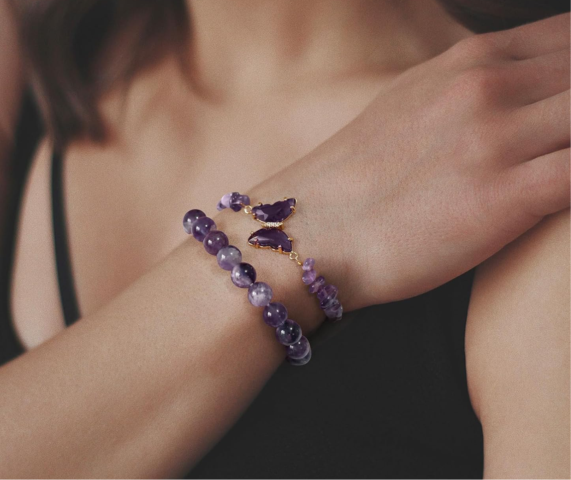 Amethyst Crystal bracelet