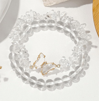 Clear Quartz Crystal bracelet