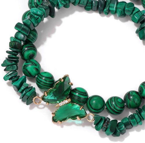 Malachite Crystal bracelet