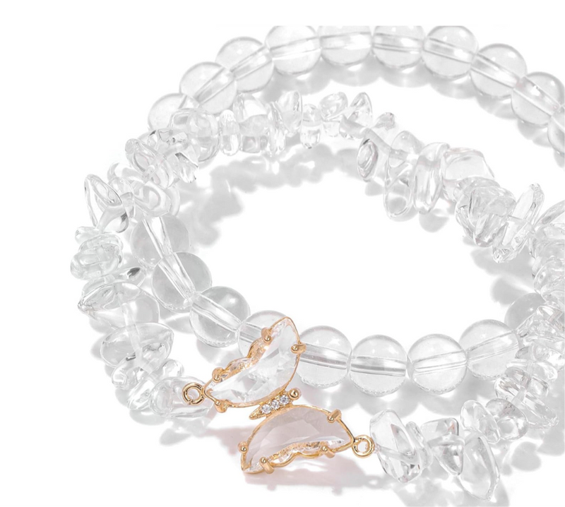 Clear Quartz Crystal bracelet