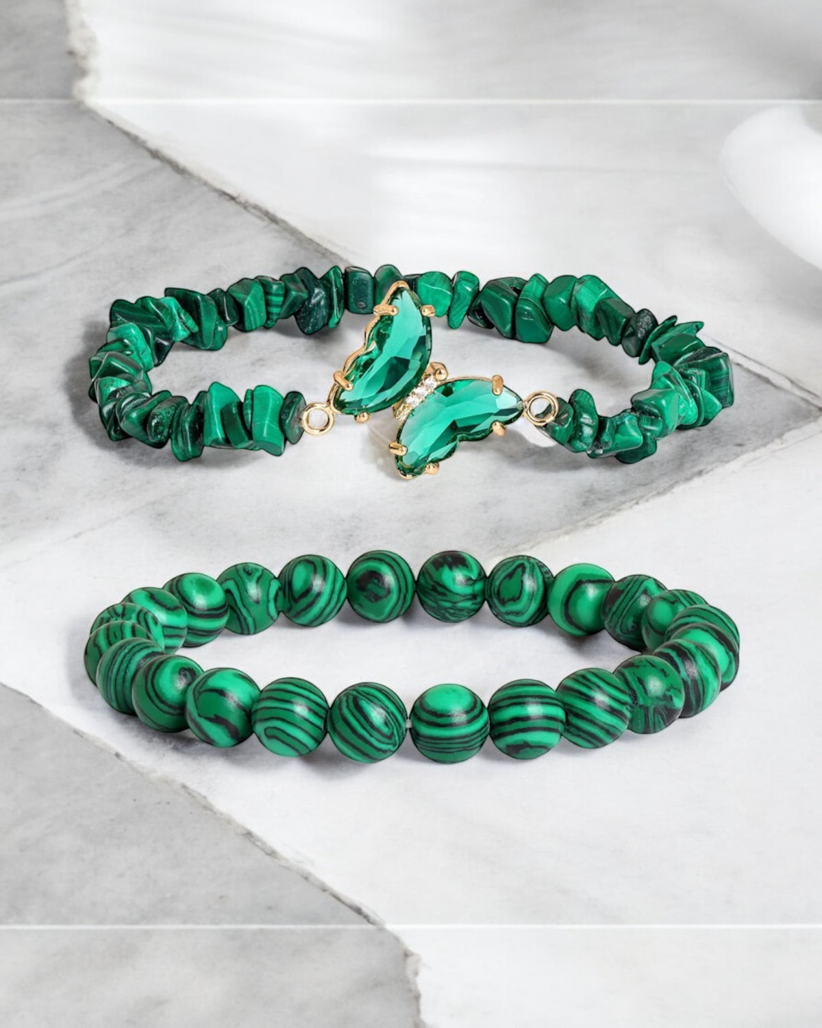 Malachite Crystal bracelet